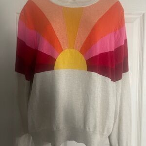 Marine Layer Women's Colorful Sunburst Sweater